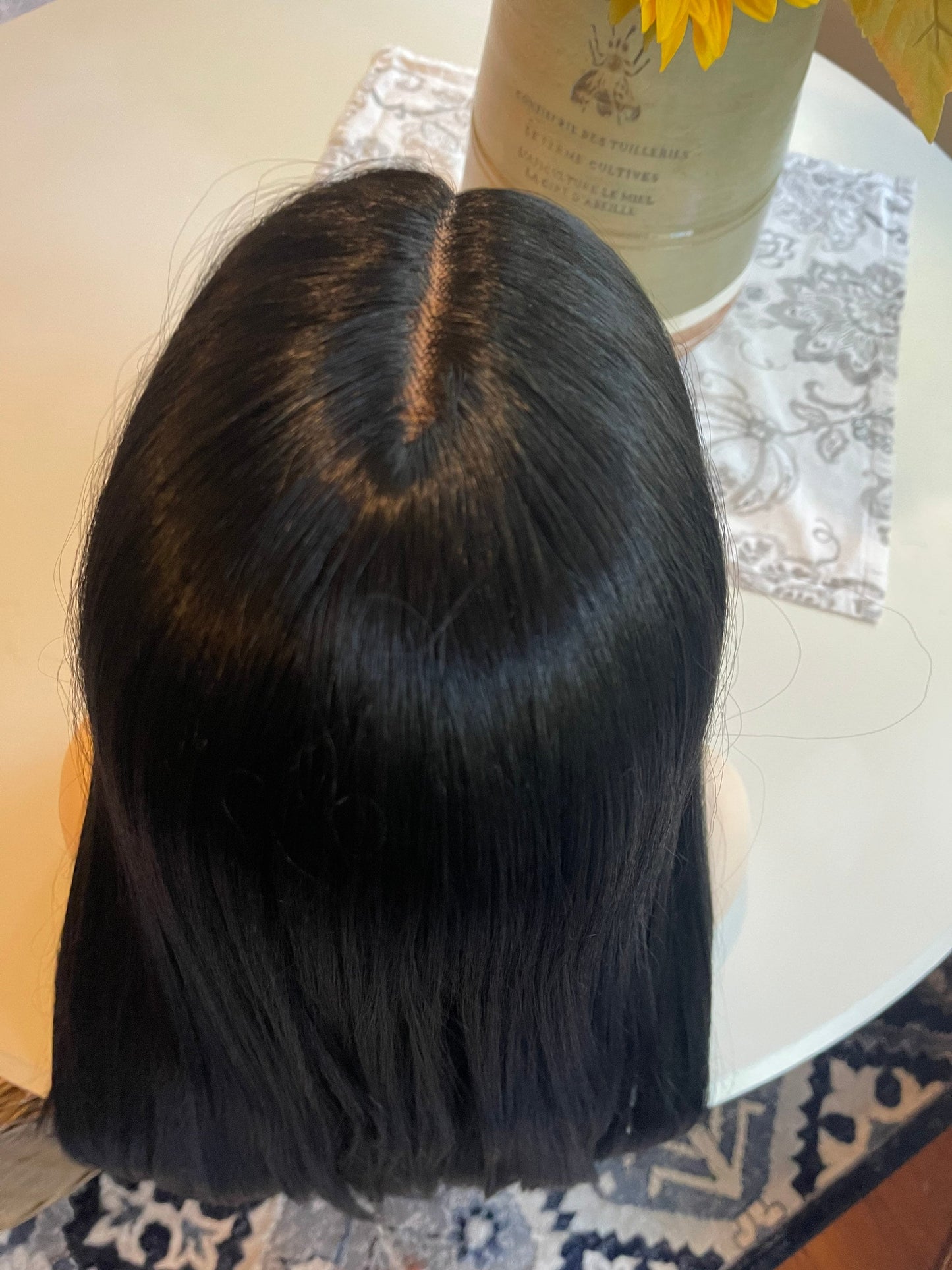 Ultra Morticia Wig Sleek Wig Long Wig Jet Black Wig Human Blend Wig Lace Front Center Parting Wig Lace Front Wig Casual Wig