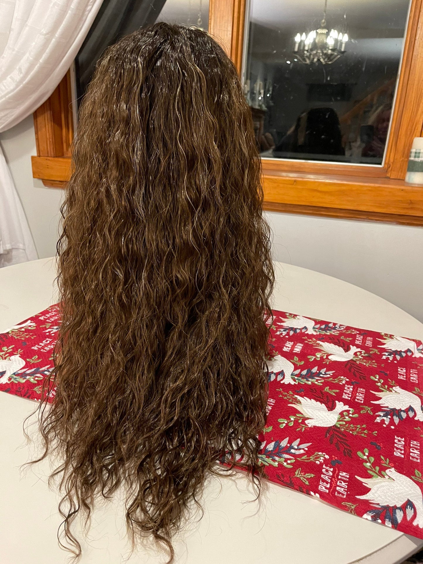 Beaucoup Long Balayage Wig Rich Brown Wig Dark Rooted Wavy Colormelt Loose Wave Lace Front Wig Hair