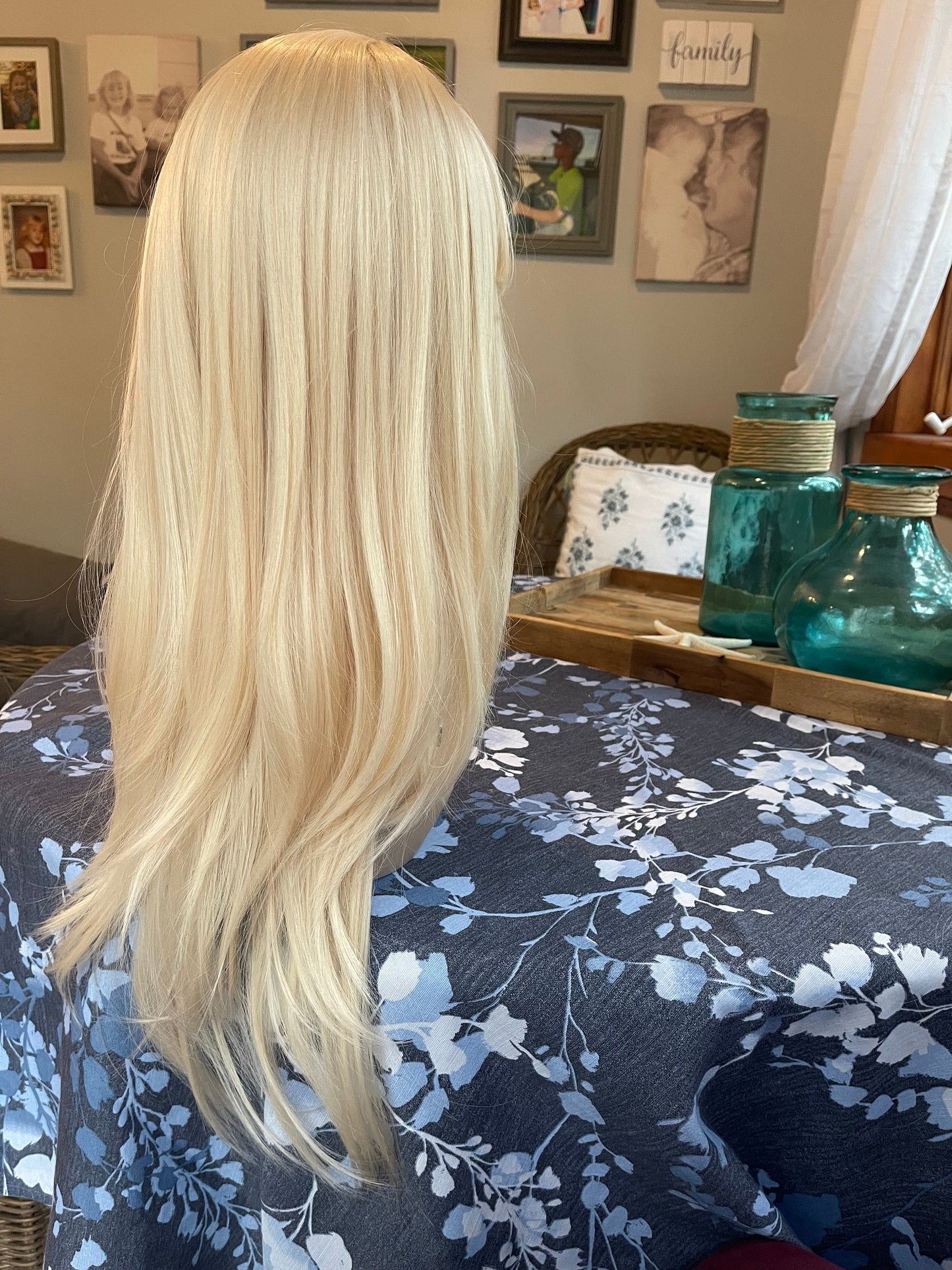 Clarissa Layered Butterfly Bangs Cut Wig Light Blonde Barbie Blonde Natural Light Blonde