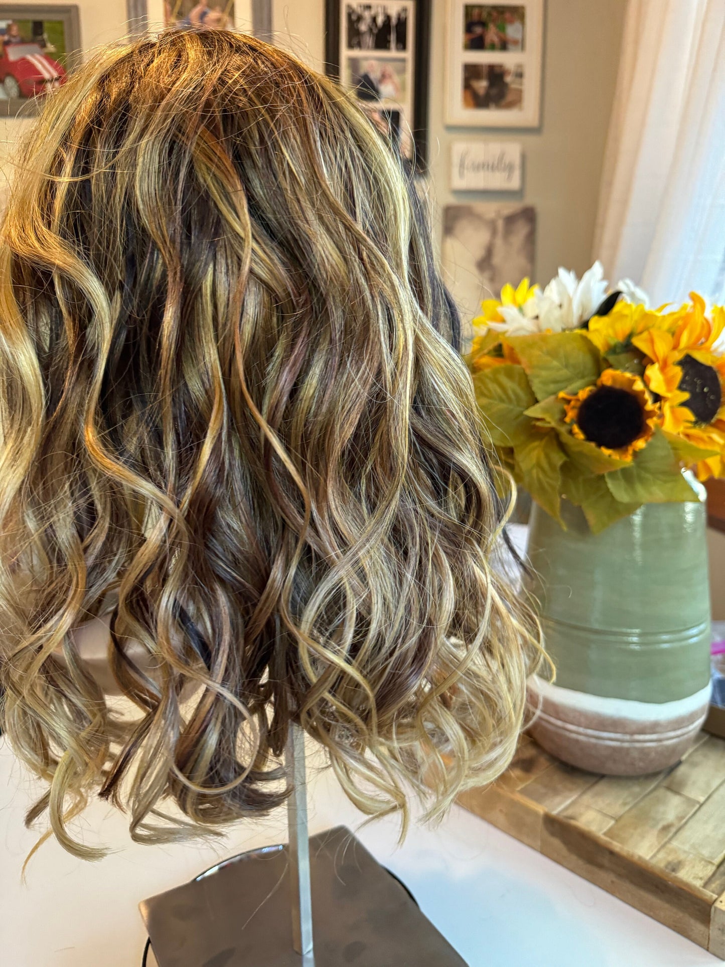 Tatianna Beach Waves Caramel Lush Crème Brûlée Wig Lace Front Wig Blonde Human Blend Wig Natural