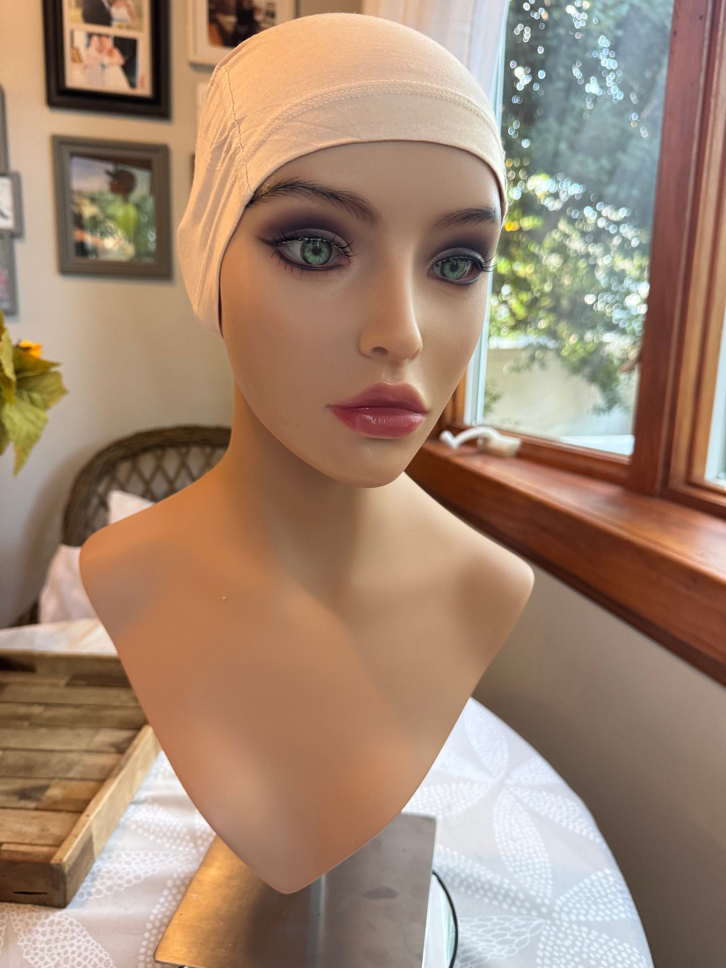 Soft Comfy Organic Bamboo Cotton Chemo Cap For Tender Heads Chemotherapy Radiation Keeps Your Head Warm Sleep Cap