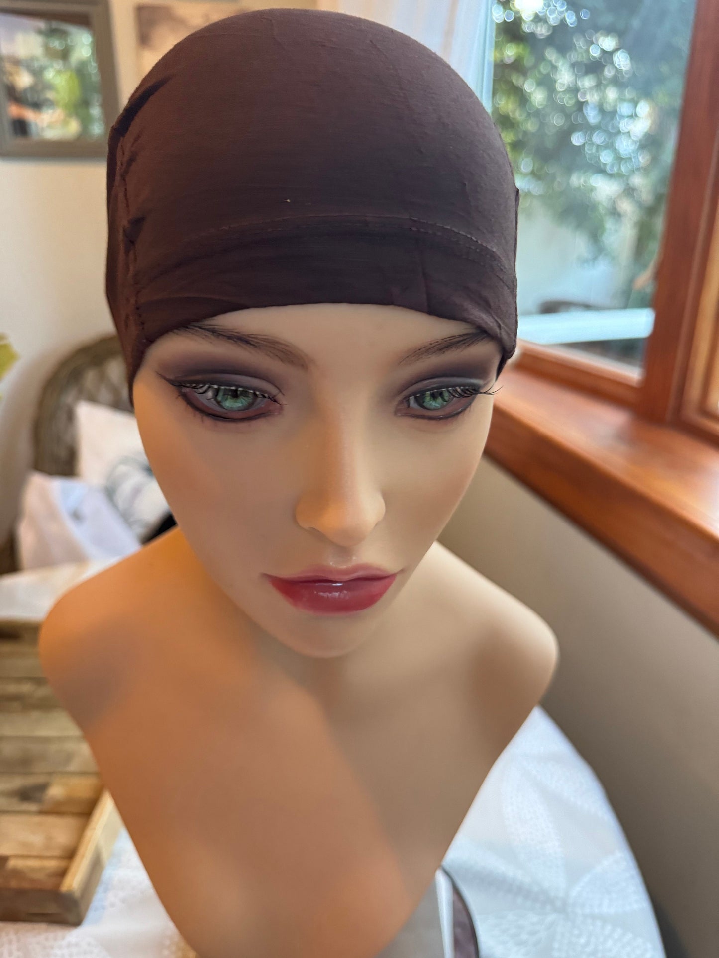Soft Comfy Organic Bamboo Cotton Chemo Cap For Tender Heads Chemotherapy Radiation Keeps Your Head Warm Sleep Cap