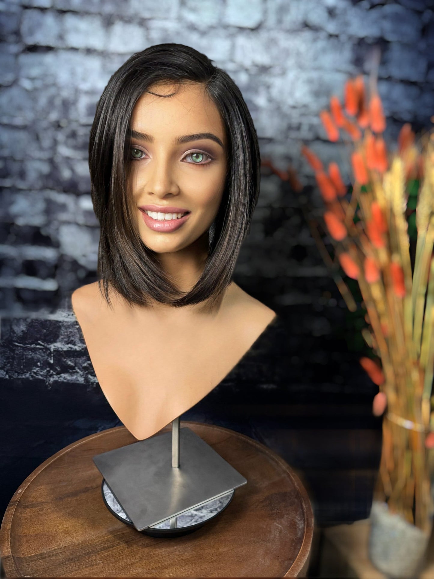 Yesenia Wig Lace Front Bob Wig Short Back To Long Front Darkest Brown Wig 2000’s Karen Straight Brown Wig The Wig Witch
