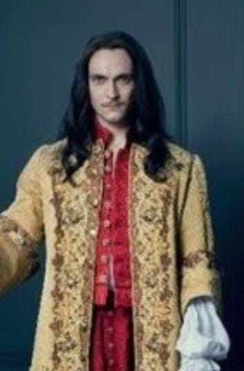 Robespierre Men’s Wig Theater Stage Wig Long Wig Unisex Black Wig Rooted Wavy Loose Wave Wild Wig