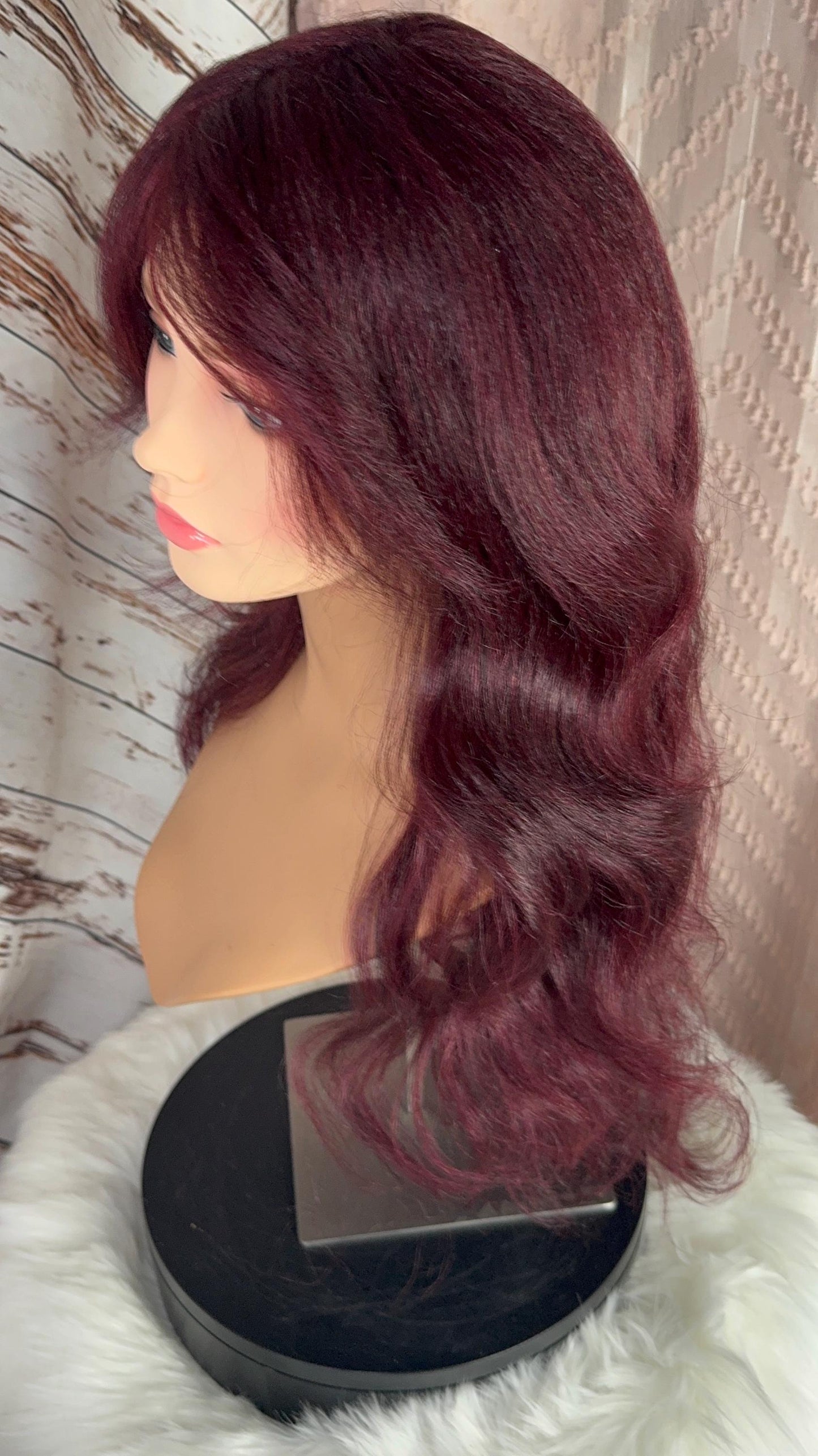 Jendra Layered Wig Shag Wig Layers Modified Wolf Cut Long Side Bang Fluffy Yaki Blowout Standard Cap The Wig Witch