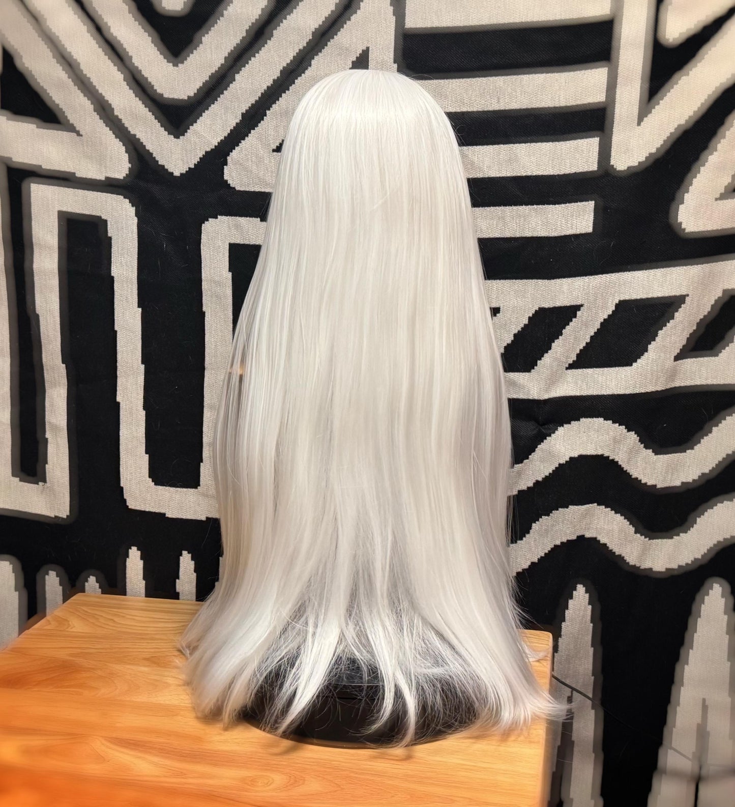 Dragon Mother White Wig Long 28” Lace Frontal Straight Wig HD Heat Safe Synthetic The Wig Witch Wig