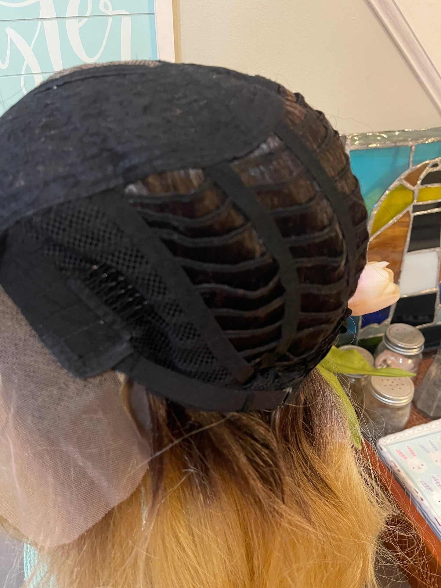 Cherish Me Wig Blonde Wig Ombré Wig Velvety HD Fibers Transparent Lace Front Wig Wavy Loose Curl Wig Curls Ultra Glam Natural Wig