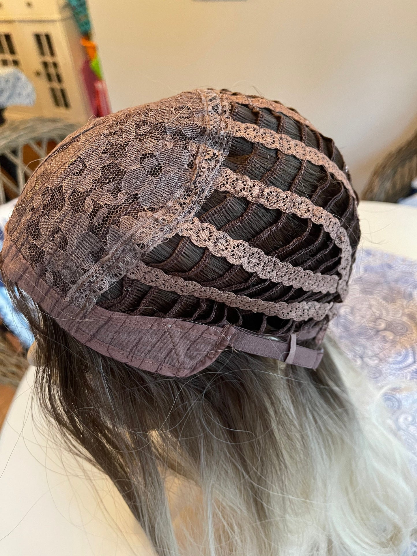 Chantal Wig Hard Front Wig Grey Ashy Blonde Wig Long Wig Straight Wave Curl Hair Loss Chemotherapy Drag Showgirl Burlesque Hair