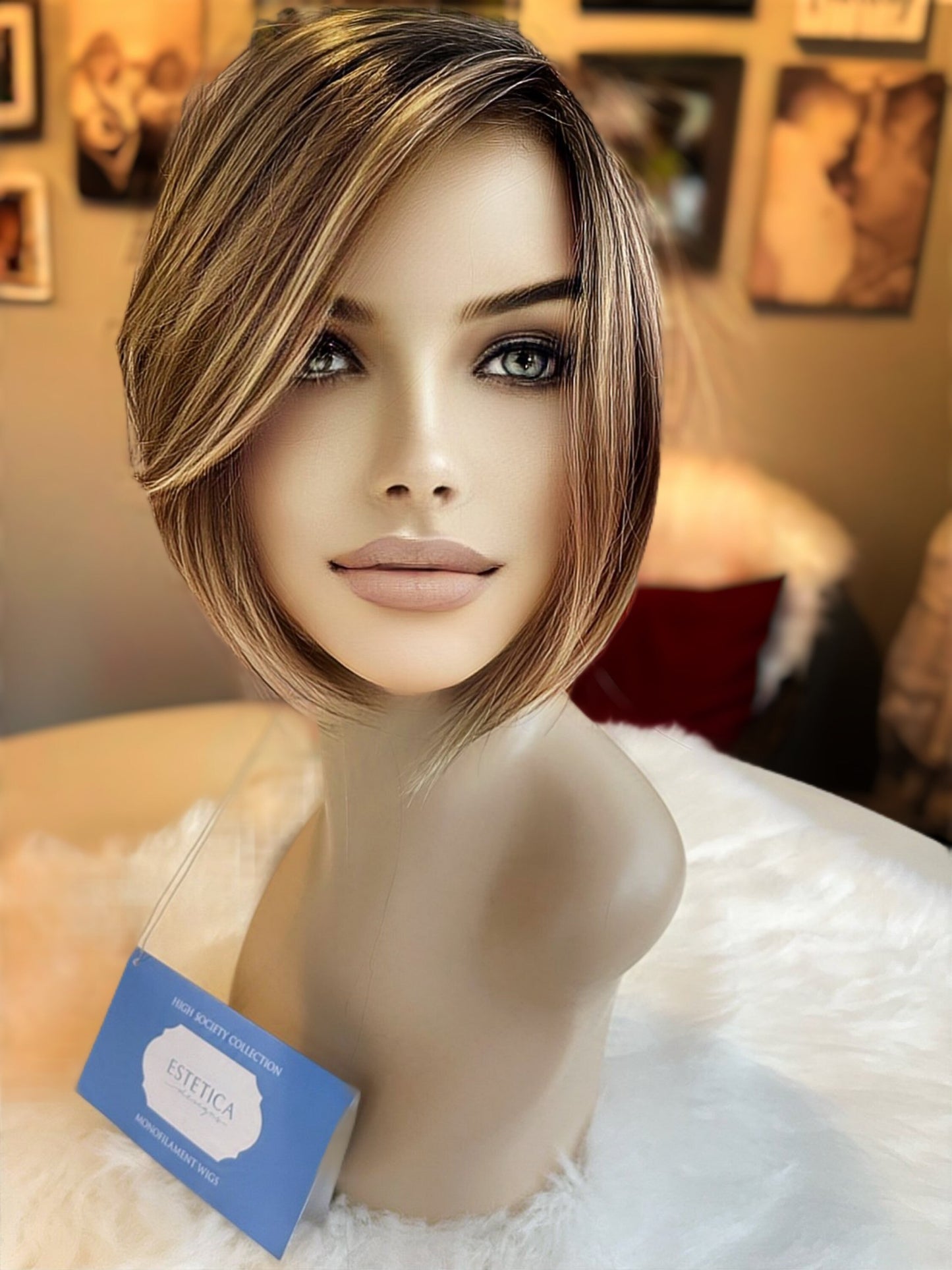 Meritt Estetica Mono Top Golden Ash Mix Rooted Custom Wig Long Wig Wavy Wig Subtle Highlights Wig Hand Tied Wig Lace Front Lace 12/26RT4