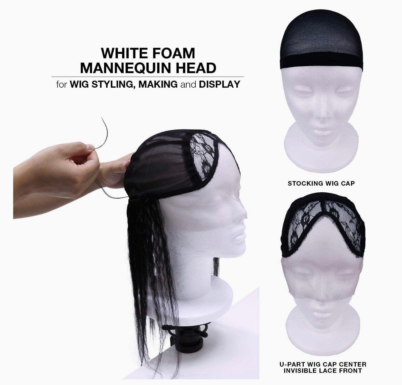 The Greatest Wigmaker’s Foam Head You Have Never Tried DIY Wig Styling Wig Stand Mannequin Head Wig Head