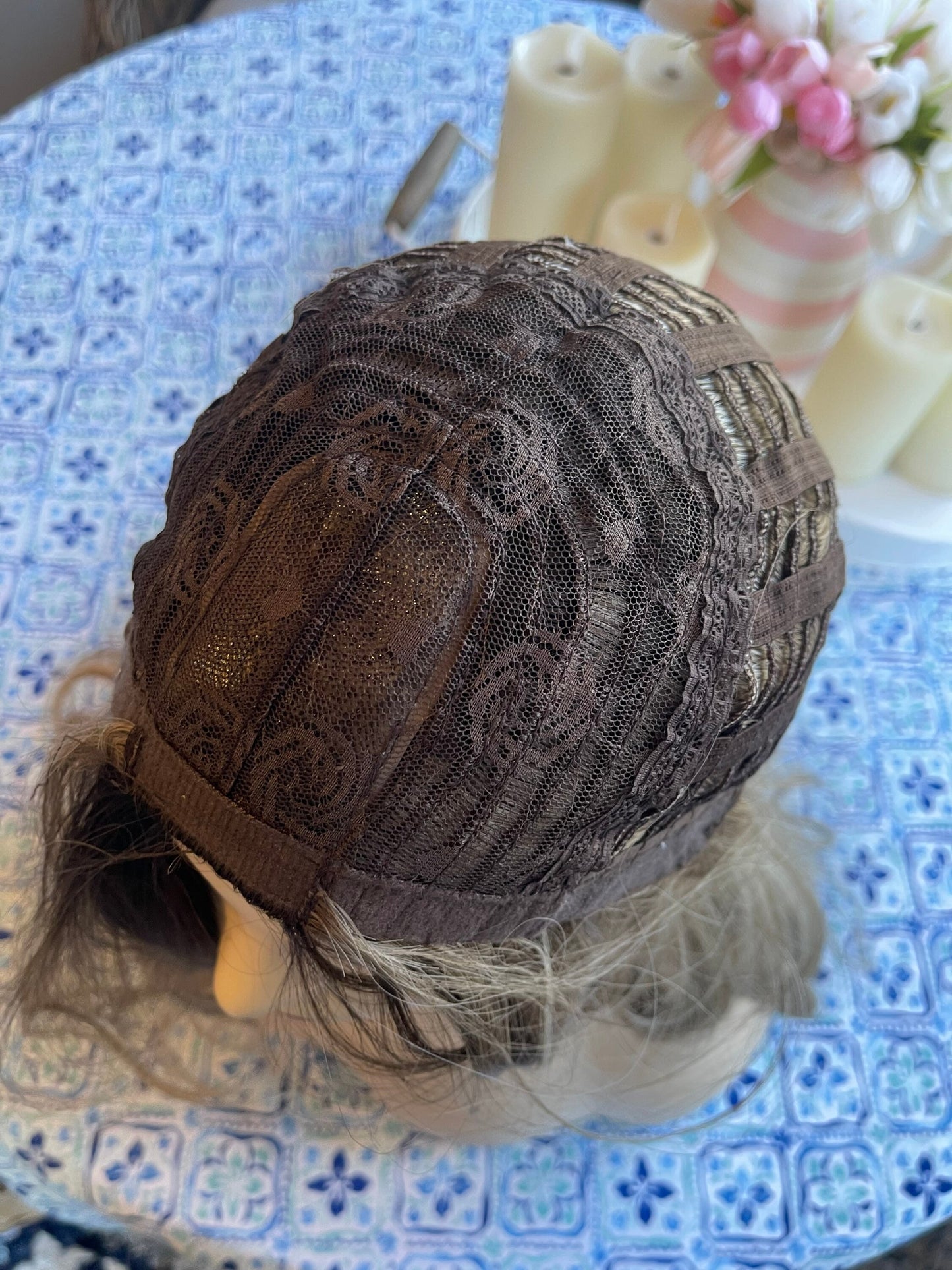 Tigre Medium Brown Bronde Wig Long Wig Big Curl Hair Loss Chemo Alopecia Trichotillomania Layers Soft and Sexy Hard Front Drag Showgirl