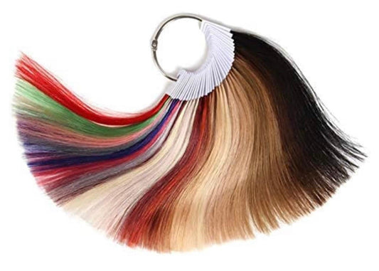 Wig Color Ring Numbered Color Shade Ring for Home Use Color Matching Wig Color Guide 35 Shade Synthetic and Human Demo