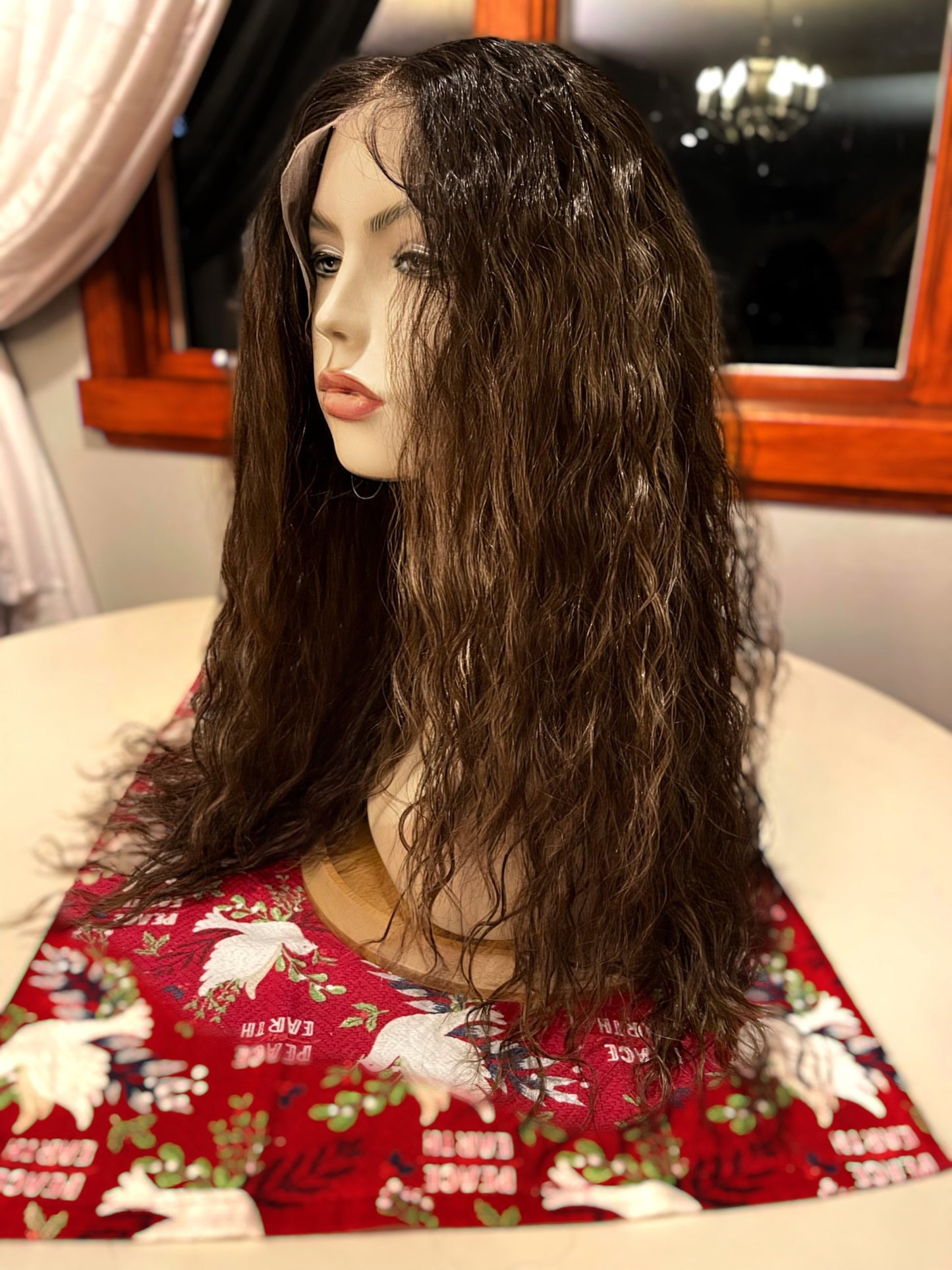 Beaucoup Long Balayage Wig Rich Brown Wig Dark Rooted Wavy Colormelt Loose Wave Lace Front Wig Hair