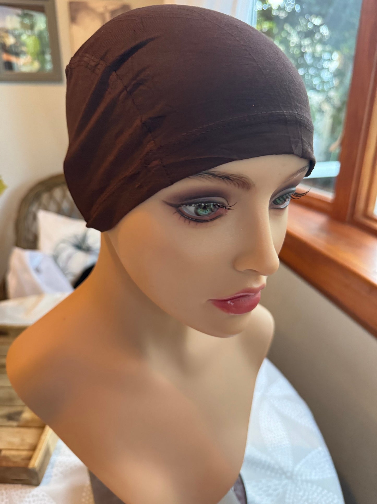 Soft Comfy Organic Bamboo Cotton Chemo Cap For Tender Heads  Chemotherapy Radiation Keeps Your Head Warm Sleep Cap