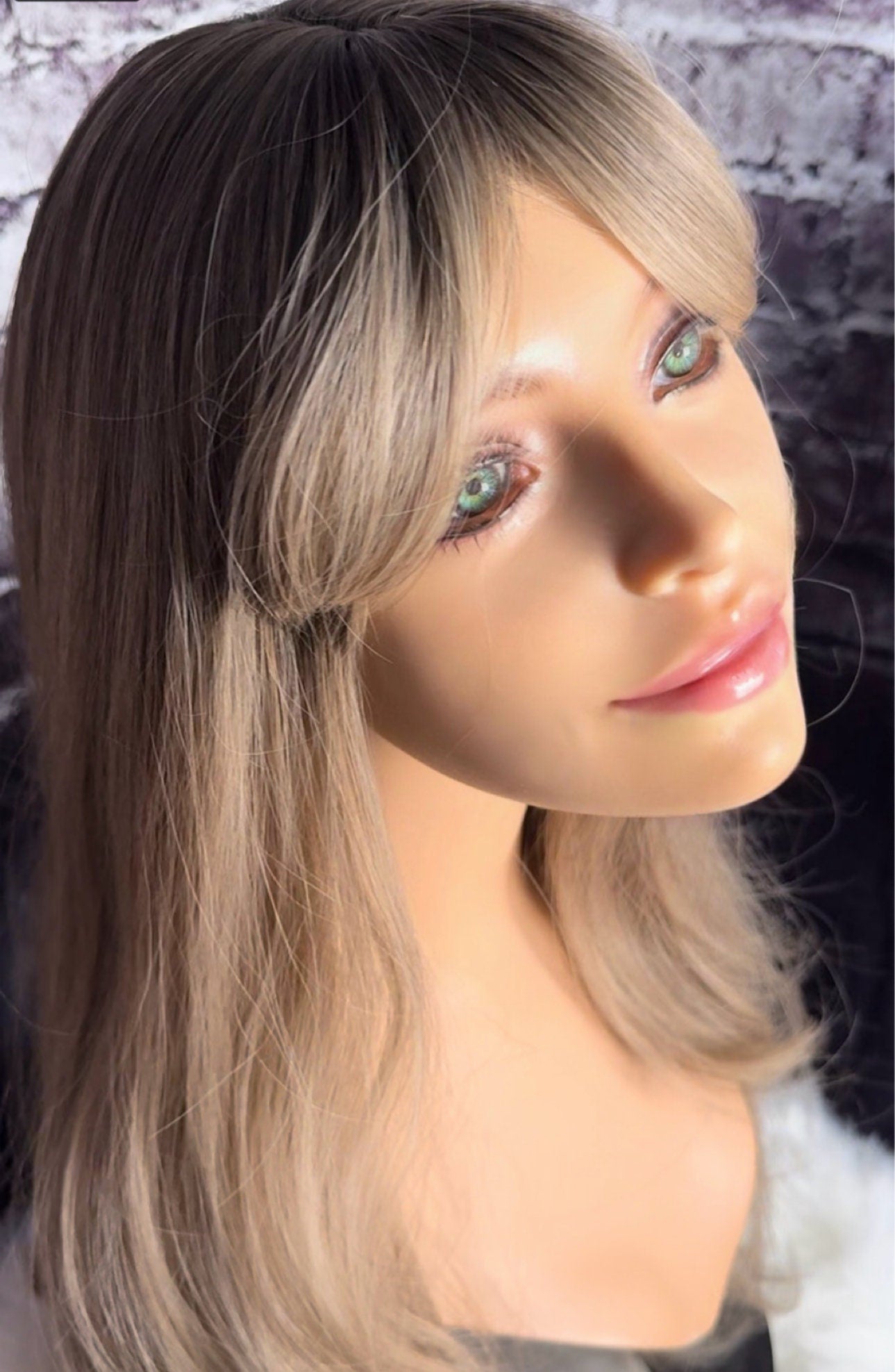 Beatrice Softly Layered Butterfly Bangs Cut Wig Old Money Blonde Natural Ash Blonde