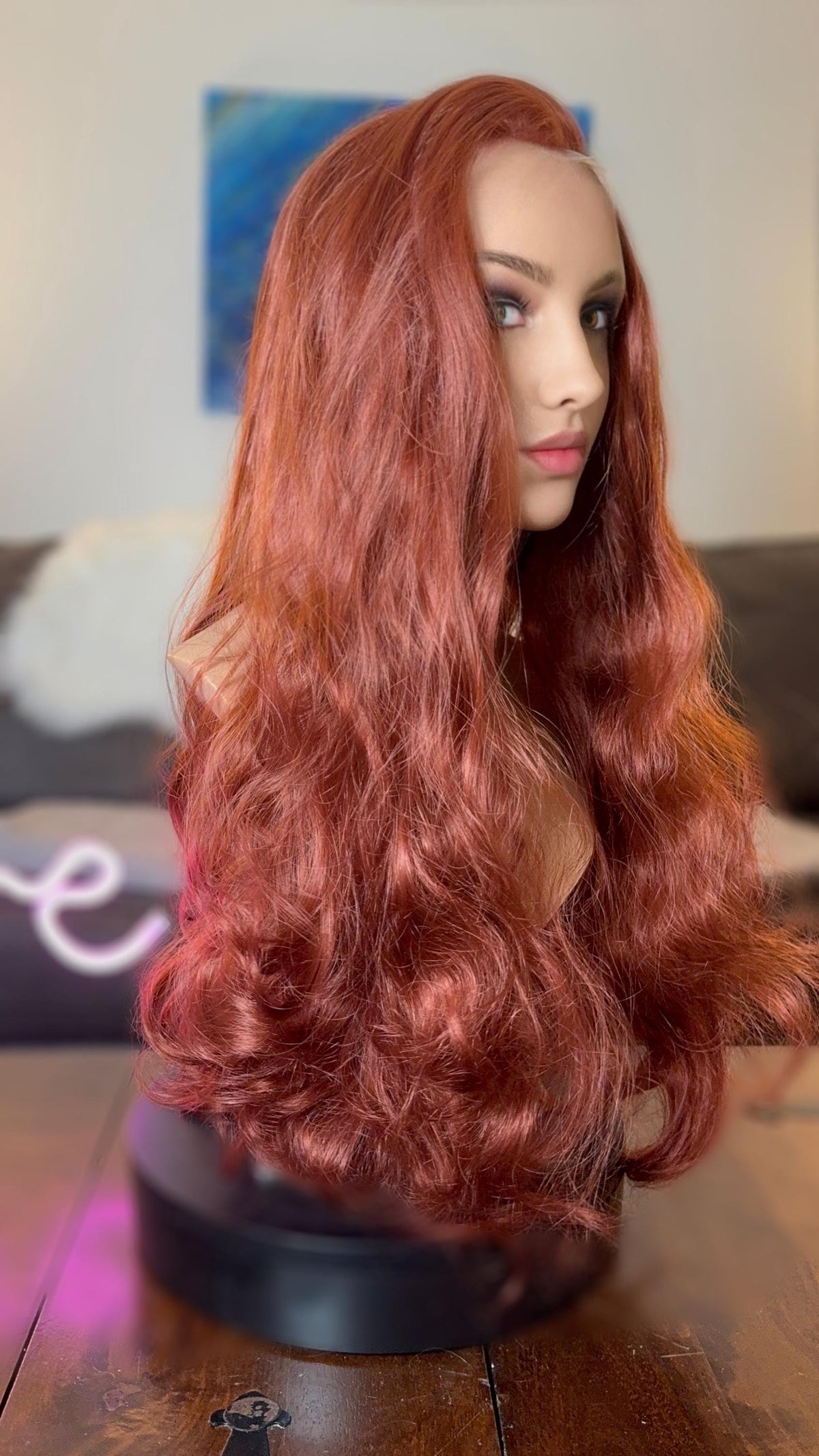 Jessica Rabbit Red Lace Jessica Rabbit Widow’s Peak Long Full Density Lace Front Wig Fiery Lon ...