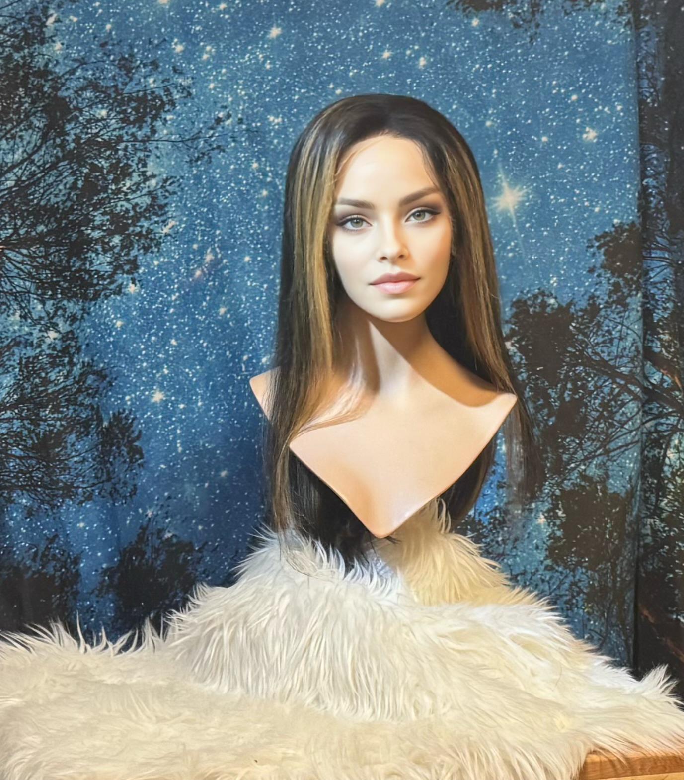 Letsilena Highlights Soft Black Honey Blonde MicroLace 100% Human Hair 13x6 The Wig Witch