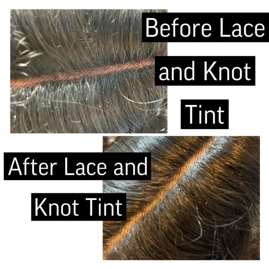 Knot And Lace Tint Spray for Synthetic Wigs and Human Wigs Knot Camouflage Removes Knots Hides Lace Wig Knots Healer No Bleaching Knots