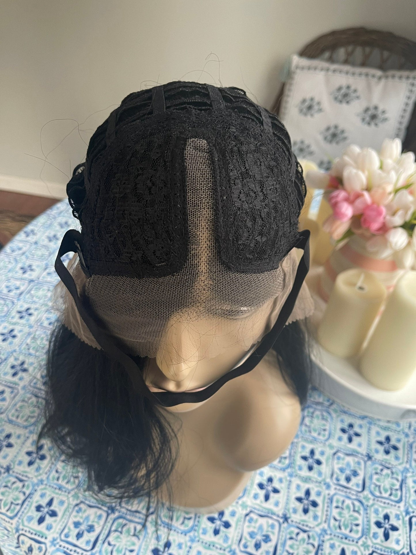 Charlotte Summer Weight HD Synthetic Jet Black Lace Front Light and Silky Hand Tied Drag Wig Sexy Straight Wig