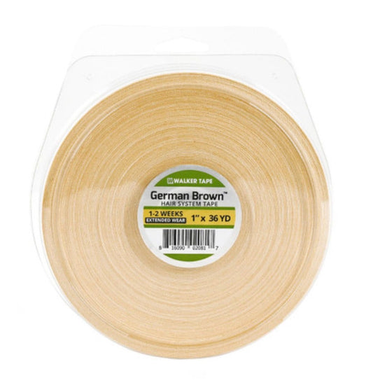 Walker Tape Company German Hair System Tape “Hurricane Tape” Cloth Based Wig Tape Toupee Tape Liner Tape Roll 36 Yards Walker Tape